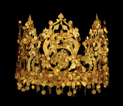 An ornamental crown from Tillya Tepe, � Thierry Olliver