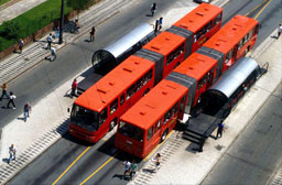 Curitiba, Brazil rapid bus transit system