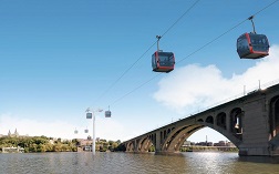 Proposed gondola linking Georgetown with Rosslyn, VA