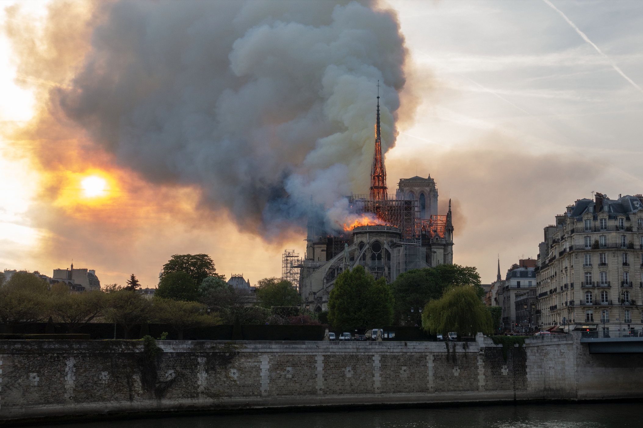 Notre Dame on fire USE, Patrick Zachmann