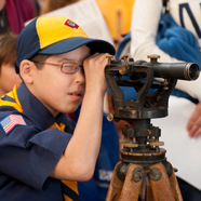 Cub Scout at Discover Engineering Family Day