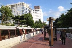 Two Trains at White Flint Metro.