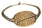 Click here for more information about Leaf Brass Bracelet