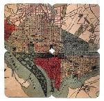 Click here for more information about 1887 Map of Washington D.C. Coaster Set of 4
