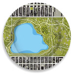 Click here for more information about Central Park Reservoir Garden Plate